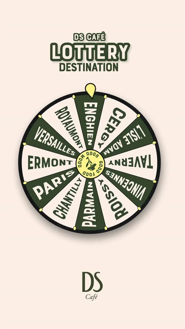 La roue DS a fait son choix… 🎡ㅤProchaine destination : ENGHIEN-LES-BAINS ! ✨ㅤRetrouvez-nous très bientôt au 79 rue du Général de Gaulle 💚ㅤOn a hâte de vous accueillir à notre nouvelle adresse 👀